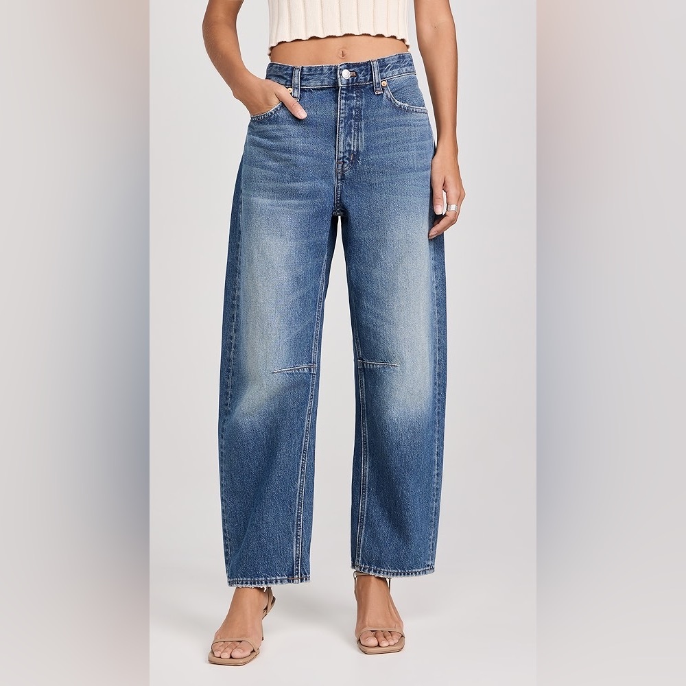 Madewell Darted Barrel Leg Jeans | Irmo wash